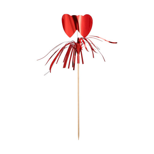 Deko-Picker 22 cm rot "Amore"