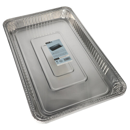 Gastronorm-Behälter, Alu eckig 5,2 l 3,7 cm x 32,5 cm x 52,5 cm 1/1