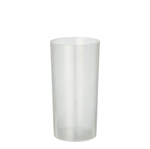 Mehrweg-Gläser für Longdrinks PP 0,2 l Ø 5,5 cm · 10,9 cm transluzent