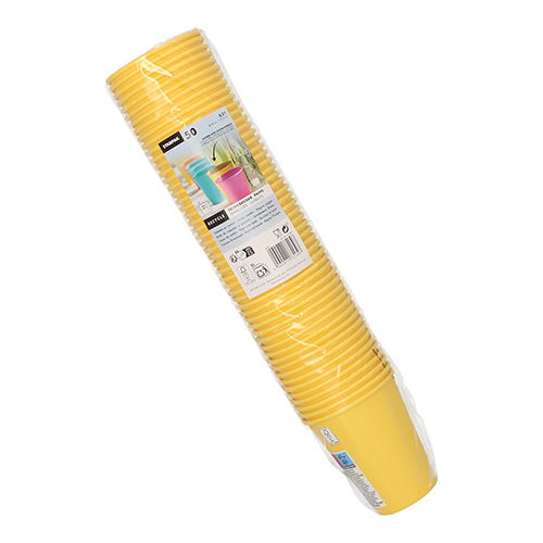 Trinkbecher, Pappe "To Go" 0,2 l Ø 8 cm · 9,2 cm gelb