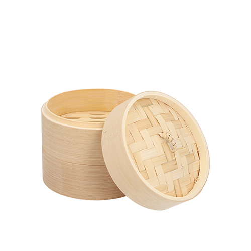 Dampfgarer Bambus "ASIA" Ø 15 cm · 13,5 cm 3-teilig