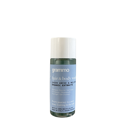 Haut- & Haarshampoo "grammo" 30 ml Ø 2,5 cm · 8 cm