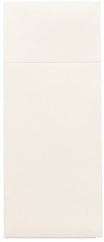 Bestecktaschen, Airlaid 40 cm x 33 cm weiss mit Besteckfalz