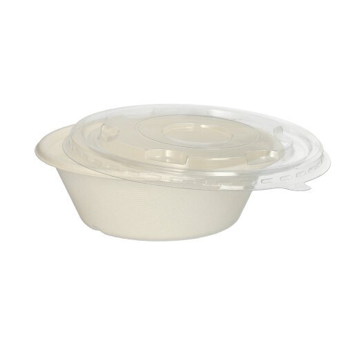 Schalen, Zuckerrohr "pure" 600 ml Ø 17 cm · 5,5 cm weiss