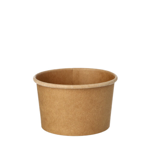 Suppenbecher, Pappe 230 ml Ø 9,8 cm · 6 cm braun