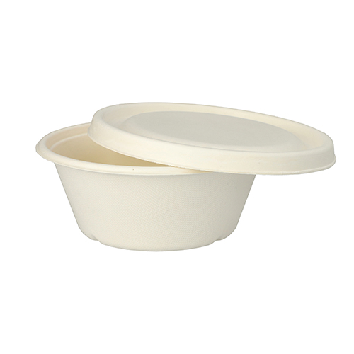 Schalen, Zuckerrohr "pure" 750 ml Ø 17 cm · 6,5 cm weiss