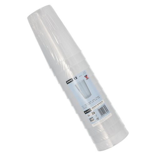 Mehrweg-Trinkbecher PP 0,5 l Ø 9,2 cm · 13,9 cm transluzent extra stabil