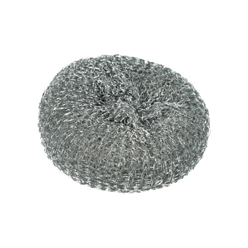 Topfreiniger, Draht rund Ø 13 cm · 4,5 cm silber , kratzend