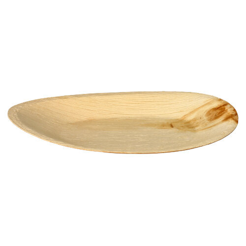Teller, Palmblatt "pure" oval 32 cm x 18 cm x 3 cm