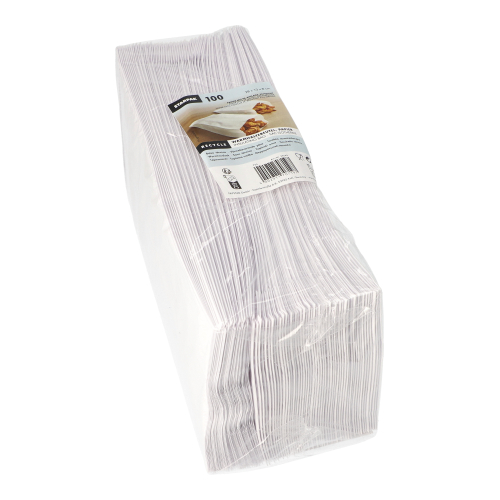 Warmhaltebeutel, Papier mit PE-Einlage 28 cm x 13 cm x 8 cm weiss