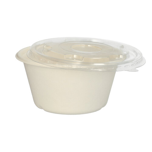Schalen, Zuckerrohr "pure" 1000 ml Ø 17 cm · 8,4 cm weiss