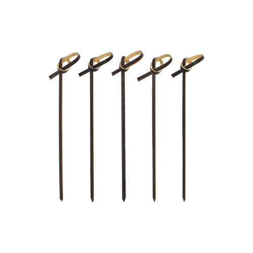 Fingerfood - Picker 10 cm schwarz "Knoten"