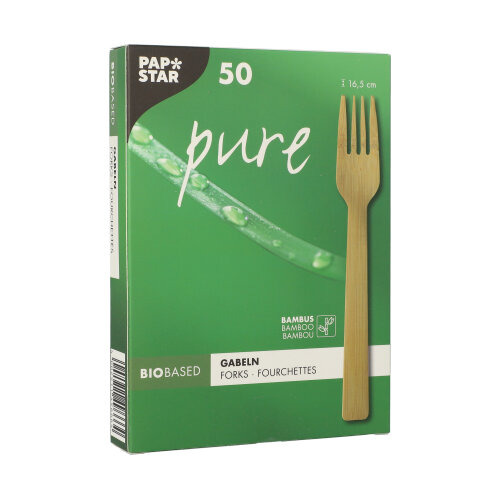 Gabeln, aus Bambus "pure" 16,5 cm