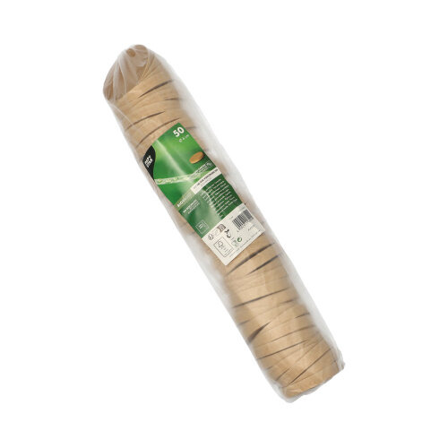 Deckel für Portionsbecher, Pappe Ø 6 cm braun