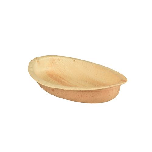 Teller, Palmblatt "pure" oval 18 cm x 11,5 cm x 3 cm