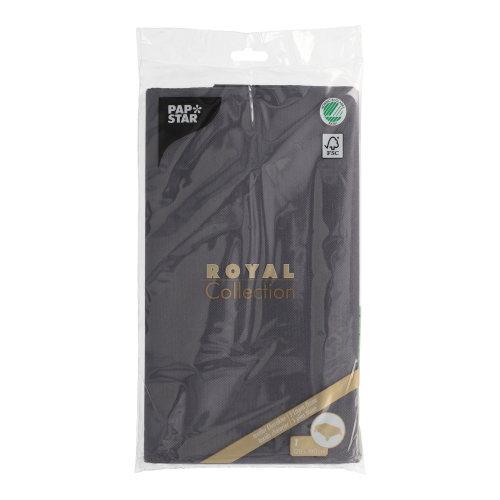 Tischdecke, Tissue "ROYAL Collection" 120 cm x 180 cm schwarz