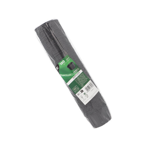 Dressingbecher, Papier 110 ml Ø 7 cm · 4,2 cm schwarz