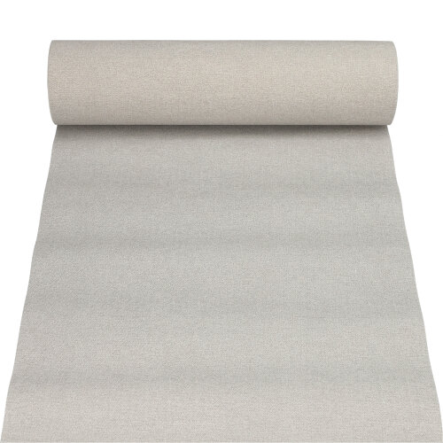 Tischläufer, stoffähnlich, PV-Tissue Mix "ROYAL Collection" 24 m x 40 cm grau "Textile"