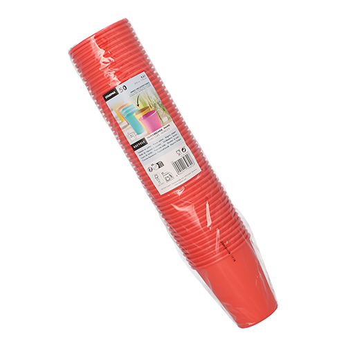 Trinkbecher, Pappe "To Go" 0,2 l Ø 8 cm · 9,2 cm rot