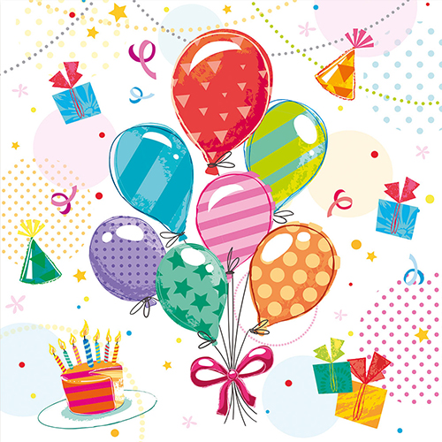 Servietten, 3-lagig 1/4-Falz 33 cm x 33 cm "Fete" Servietten, 3-lagig 1/4-Falz 33 cm x 33 cm "Fete"