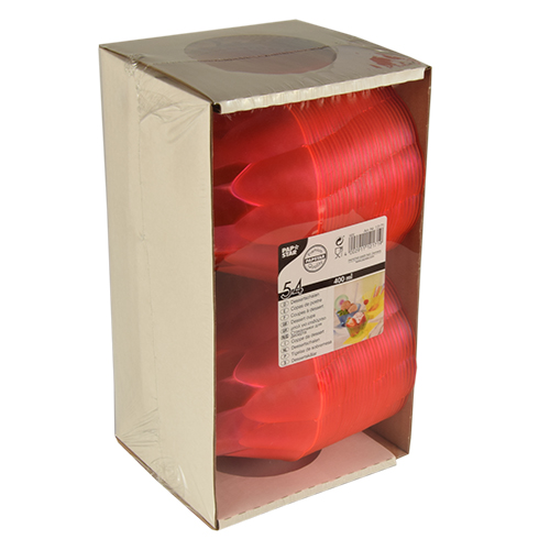 Eis- und Dessertschalen, PS 400 ml Ø 12 cm · 7 cm pink