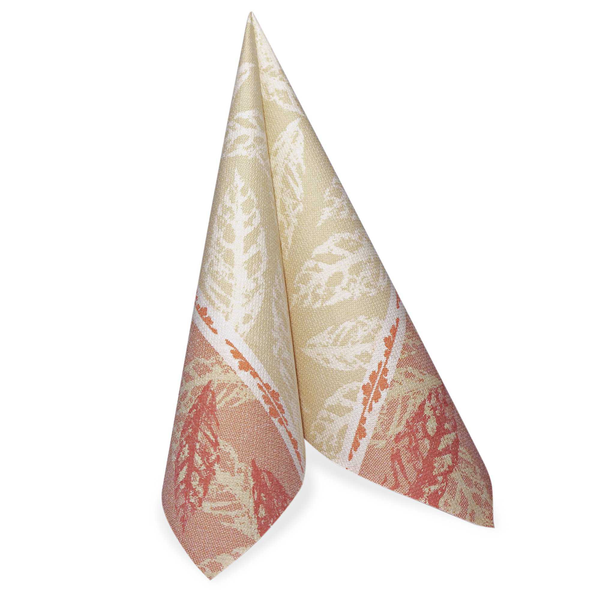 Servietten "ROYAL Collection" 1/4-Falz 40 cm x 40 cm rot "Autumn"