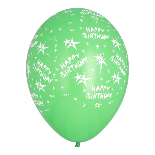 Luftballons Ø 29 cm farbig sortiert "Happy Birthday"