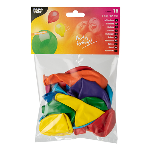 Luftballons Ø 25 cm farbig sortiert