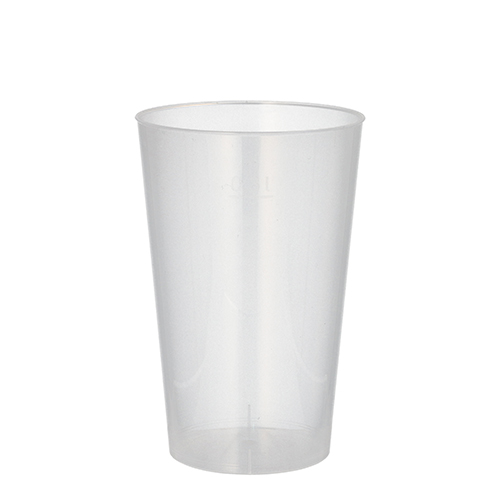 Mehrweg-Trinkbecher PP 0,3 l Ø 7,8 cm · 11,8 cm transluzent