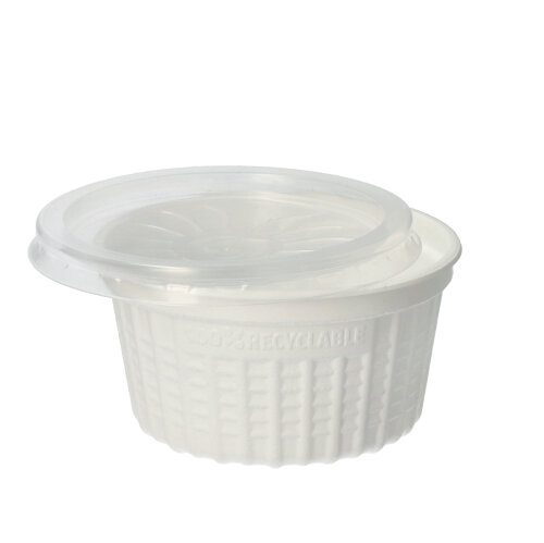 Suppenbecher, PP "To Go" 350 ml Ø 11,5 cm · 6 cm weiss