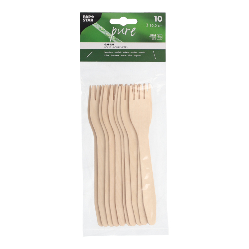Gabeln, Holz "pure" 16,5 cm