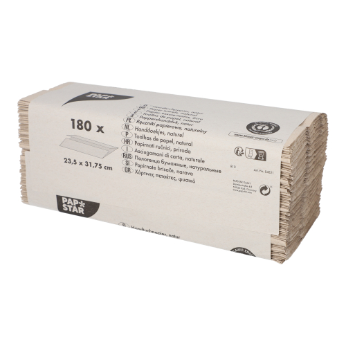 Blatt Handtuchpapier C-Falz 31,75 cm x 23,5 cm natur 1-lagig