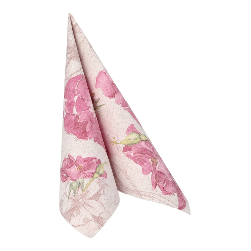 Servietten "ROYAL Collection" 1/4-Falz 40 cm x 40 cm lila "Blossom"
