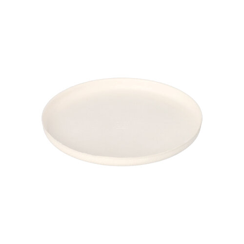 Teller Zuckerrohr "pure" rund Ø 12 cm · 1 cm weiss "Cella"