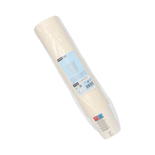 Trinkbecher, Pappe "To Go" 0,2 l Ø 8 cm · 9,2 cm weiss