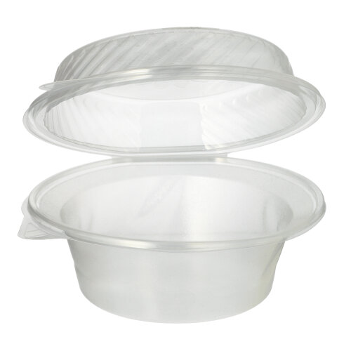 Feinkost- und Salatschalen mit Klappdeckel PP rund 1400 ml 11 cm x 22 cm x 21,5 cm