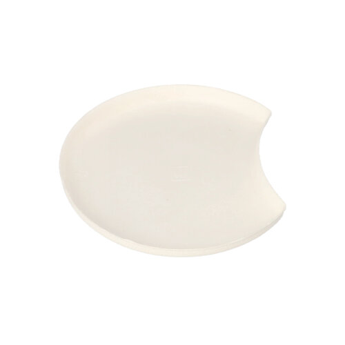 Teller Zuckerrohr "pure" rund Ø 12 cm · 1 cm weiss "Cella" : Set