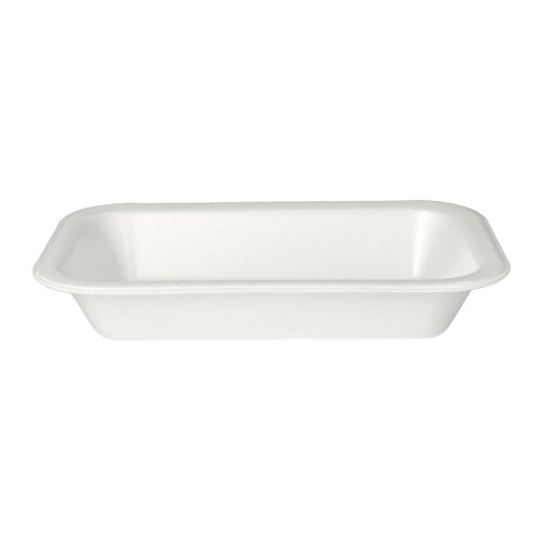 Siegelschalen, XPS 750 ml 4,2 cm x 15 cm x 24 cm weiss laminiert