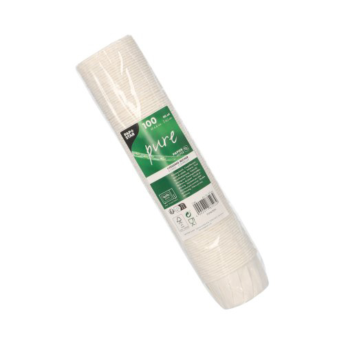 Dressingbecher, Papier "pure" 90 ml Ø 6,6 cm · 4,2 cm weiss