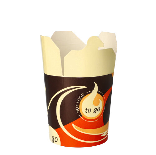 Snackboxen "To Go" rund 550 ml 10 cm x 8,5 cm x 7,5 cm
