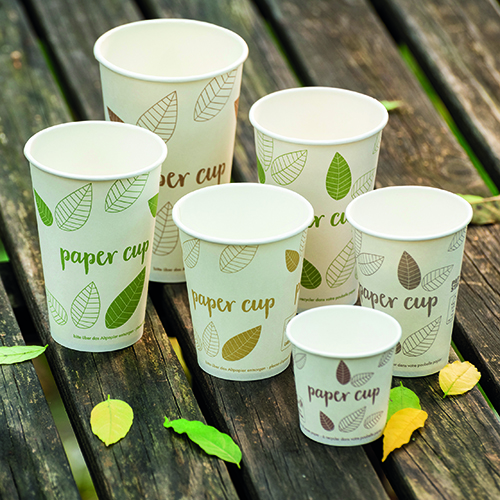 Trinkbecher, Pappe "pure" 0,4 l Ø 9 cm · 13,9 cm "ZERO"