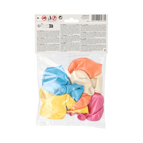Luftballons Ø 25 cm farbig sortiert "Pearly"