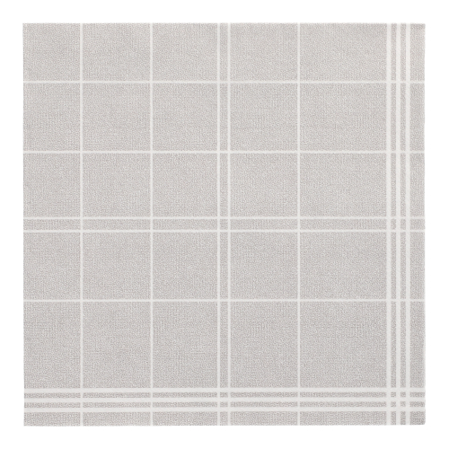 Servietten "ROYAL Collection" 1/4-Falz 40 cm x 40 cm grau "Kitchen Craft"