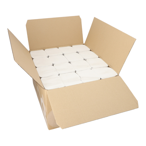 Blatt Handtuchpapier Tissue, recycled V-Falz 23 cm x 25 cm weiss 2-lagig