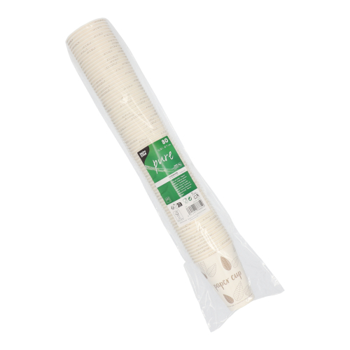 Automatenbecher, Pappe "pure" 0,18 l Ø 7 cm · 9,2 cm "ZERO"