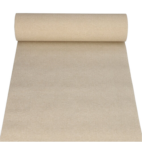 Tischläufer, stoffähnlich, PV-Tissue Mix "ROYAL Collection" 24 m x 40 cm sand "Textile "