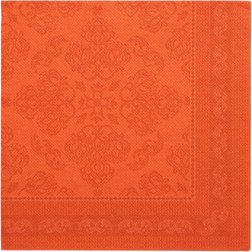 Servietten "ROYAL Collection" 1/4-Falz 40 cm x 40 cm nektarine "Arabesque"