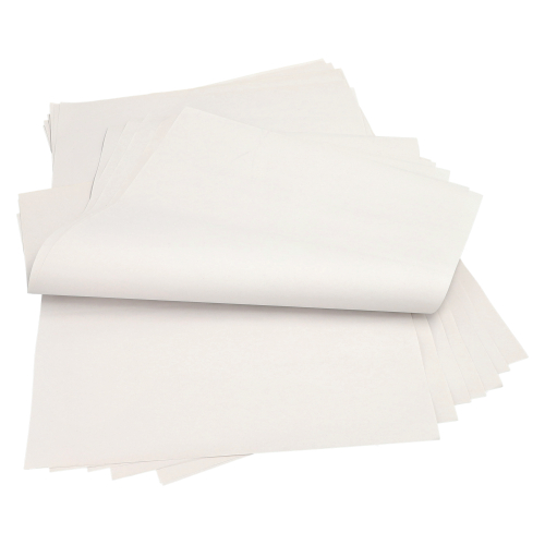 kg Einschlagpapiere, Cellulose 50 cm x 37,5 cm weiss 1/4 Bogen