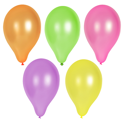 Luftballons Ø 25 cm farbig sortiert "Neon"