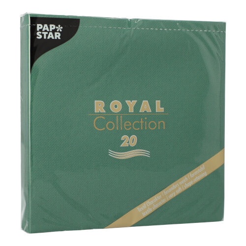 Servietten "ROYAL Collection" 1/4-Falz 40 cm x 40 cm dunkelgrün
